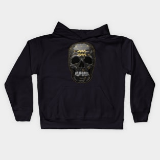 skull, zodiac signs, Aquarius Kids Hoodie